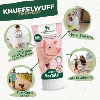 Knuffelwuff Tuben Snack Schwein, 450 g