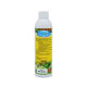 Flasche Aquaris Bakteri Start, ein Produkt für Aquarien, mit einem gelben Etikett mit Anweisungen und Vorteilen für das aquatische Leben.