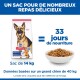 Sac de nourriture pour chien Hill's Science Plan Mature Adult 6+ de 14 kg fournissant 33 jours de nourriture pour un chien de 40 kg.