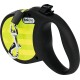 Reflect retractable leash black/ yellow S