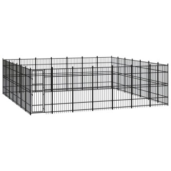 Hundezwinger Box Stahl 6,72 m, 6,72 m, 2 m