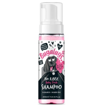 No-Rinse Baby Fresh Shampoo – Sanftes, Rückfettendes Pflegeshampoo für Hunde & Katzen | Wasserlose Fellpflege