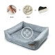 Otto Orthopädisches Hundebett Grau S-XL grau L