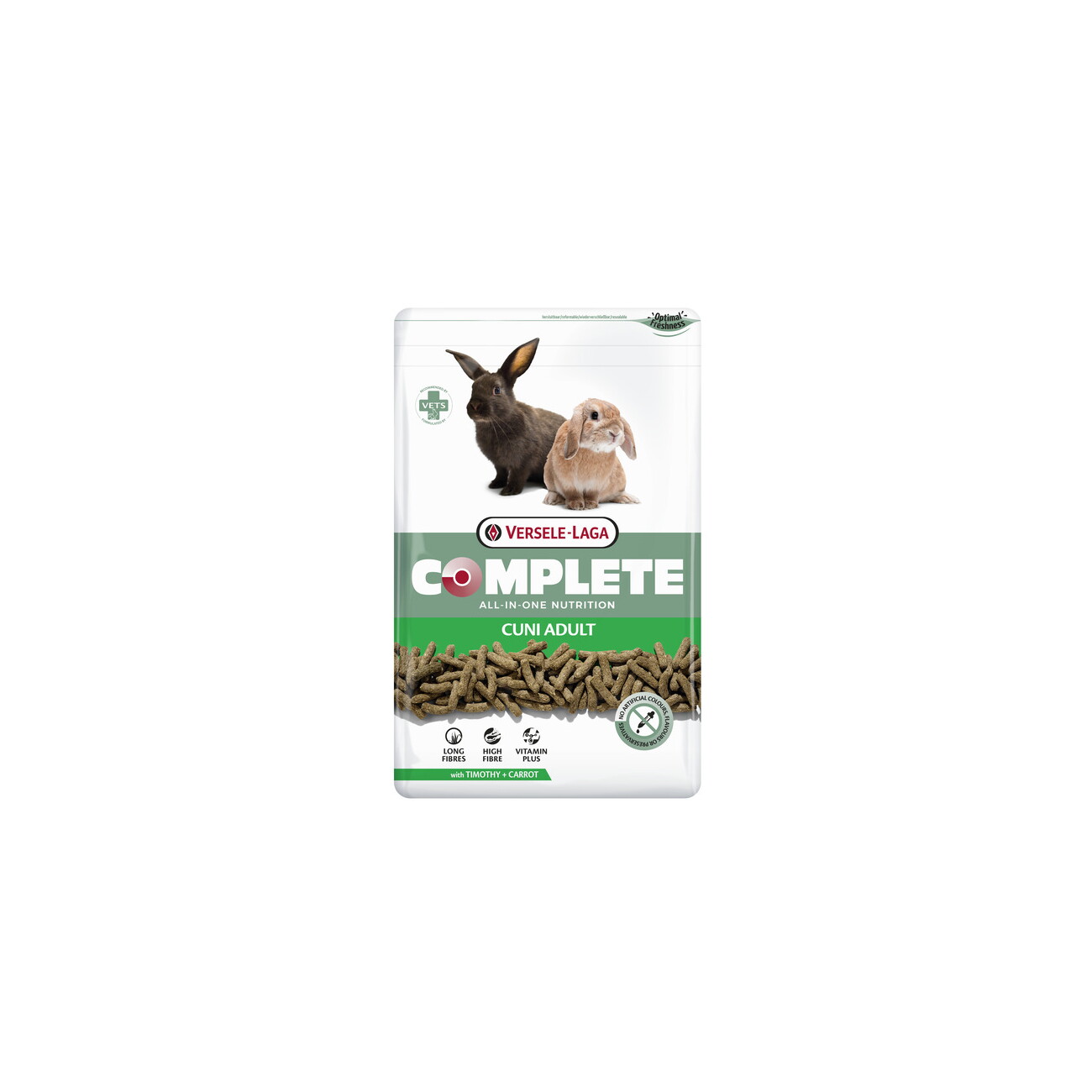 Versele-Laga Cuni Adult Complete, Snack, 1,75 kg, Kaninchen, Vitamin A, Vitamin C, Vitamin D3, Vitamin E, Kupfer, Jod, Eisen, Manganese, Selen, Zink, 14% - Image 2