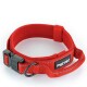 Hundehalsband aus Neopren & Nylon rot M
