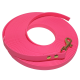 bio-leine 15-25 kg Biothane Schleppleine leuchtendes rosa 10 m