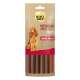 Sélection de friandises dentaires Gold pour chiens adultes de taille moyenne (11-25 kg), formule sensible, avec un cocker spaniel doré sur l'emballage.