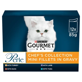 Perle Chef's Collection in Gravy Wet Cat Food 12 x 85 g