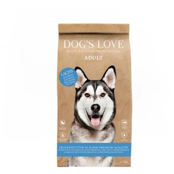 DOG’S LOVE Adult Au Saumon et à la truite 2 kg