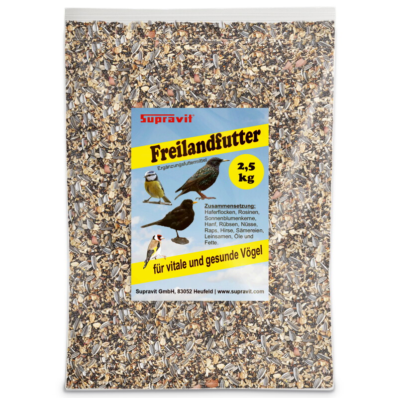 Supravit Freilandfutter für Freiland- & Wildvögel 2,5 kg