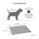 Hundedecke hellgrau M