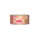 Dose von "Woo-Cat Premium Soup" mit Lachs, mit Nährwertangaben, die 110 kJ und 26 kcal pro 100 g zeigen.