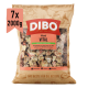 DIBO Menü-Vital Hundefutterverpackung mit gemischtem Rind, 7 Portionen à 2000g, als komplettes gefrorenes Hundefutter gekennzeichnet.