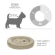 Hundebett geeignet für kleine Rassen wie Chihuahua und Yorkshire Terrier, mit einer Länge von 50 cm und einer Breite von 40 cm.