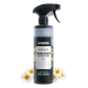 Eine schwarze Sprühflasche mit der Aufschrift "ALPHAZOO Beauty" mit dem Produktnamen "BRANDLÖSCHER" für Haut- und Fellpflege, mit Kamille und Ringelblume, 500ml.