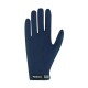 Navyblaue Haustierpflegehandschuhe mit einer engen Passform, mit dem Markennamen "Roecki" im Handgelenkbereich.