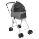 Hundewagen 83x48x97cm (L x B x H) grau