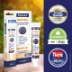 Canosept Wundgel-Verpackung: 20ml Tube und Box, fördert optimale Wundversorgung, schmerzfreie Anwendung, mit Empfehlungen von eDogs und einem Tierarzt.