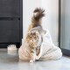 Panier pour chat Karlie DBL Ribbed gris clair