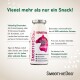 Glasflasche 'SMOOTHIEDOG SENSITIVO' hypoallergener Hundesnack, Überschrift 'Vieeel mehr als nur ein Snack!' +30.000