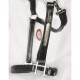 Hans Melzer Halfter Schwaiganger schwarz/silber VB/ COB (Vollblut)