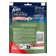 Paquet de friandises Purina Felix Naturally Delicious pour chats — saumon avec une touche d'épinard (Saumon d'Épinard), 180 g.