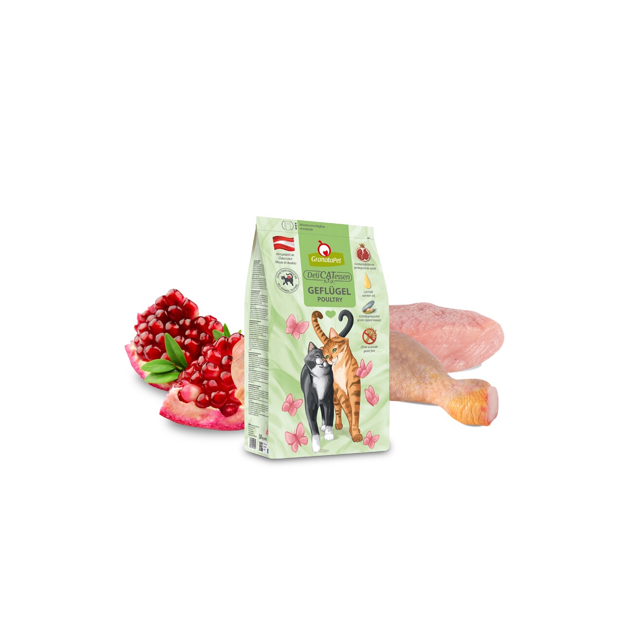 GranataPet Trockenfutter Katze, Adult. DeliCATessen, Geflgel 1,8 kg |  FRESSNAPF