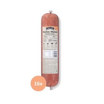 Komplettmenü TK-Wurst Napffertig Huhn 16x1 kg
