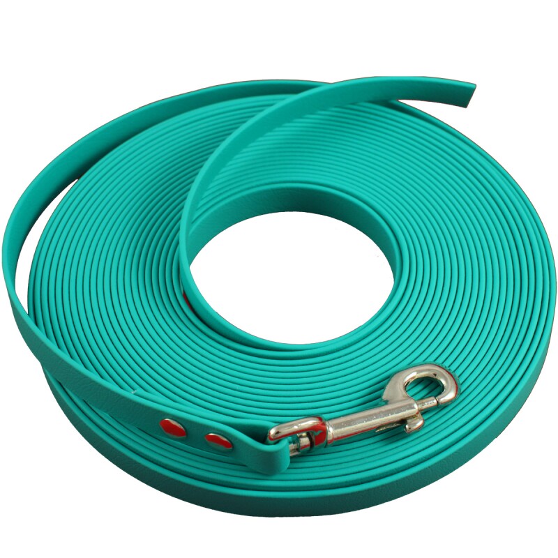 Bio-leine 15-25 Kg Biothane Schleppleine Türkis 3 M