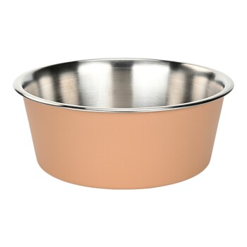 Edelstahlnapf Cute beige 1,2 l