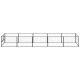 Hundezwinger Stahl schwarz 5 m, 1 m, 70 cm