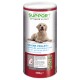 Behälter mit PetBalance Support Gelenkpellets für Hunde, mit einem lächelnden Golden Retriever auf dem Etikett, 1350g.