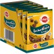 Verpackung von Pedigree Leckerbissen Tasty Minis Hundesnacks, mit Huhn- und Entengeschmack, mit einem Bild eines Hundes und Nährwertinformationen.