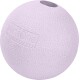 Une balle en caoutchouc texturé de couleur violet clair avec un trou sur le dessus, arborant le nom de la marque "AniOne" et le texte "wild variety."