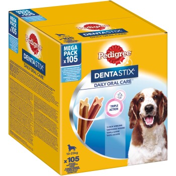 Dentastix Daily Oral Care Megapack 105pcs pour les chiens de taille moyenne