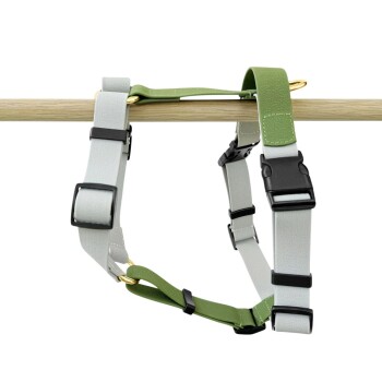 Führgeschirr – Outdoor FLEX – 5-fach verstellbar grau/ grün L-XL
