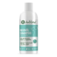 AniForte Neemöl-Shampoo für Hunde in einer türkisfarbenen Flasche, das natürliche Inhaltsstoffe und feuchtigkeitsspendende Vorteile hervorhebt.
