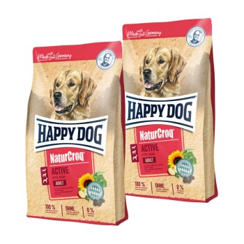 HAPPY DOG NaturCroq Active 2×15 kg