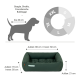Maße und Größenleitfaden für Hundebetten für Rassen wie Beagle und Französische Bulldogge; externe Größe 80 cm, intern 60 cm, Höhe 21 cm.