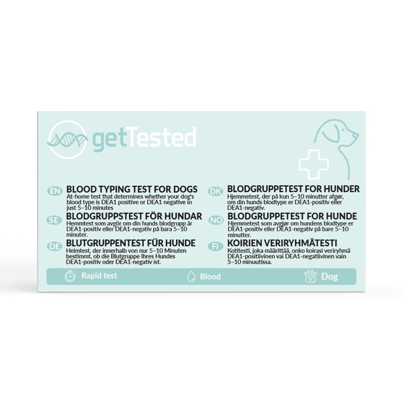 GetTested Blutgruppen-Test für Hunde