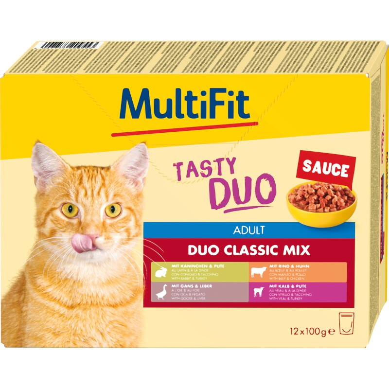 MultiFit Adult Sauce Duo Classic Mix multipack 12x100 g