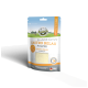 Eine Packung BELLFOR Gastro Relax Pulver, ein natürliches Nahrungsergänzungsmittel für Haustiere, mit einem hellblauen und weißen Design mit orangefarbenen Akzenten.