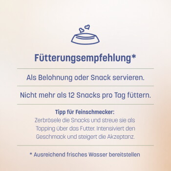 Banner mit „Snack good. Do good. Feel good.“ und sechs Abzeichen; sichtbare Texte enthalten „Mit Tierärzten“ und „Fressnapf 2026“.