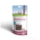 Premium gefriergetrocknete Lammlungen-Hundeleckereien in einer 50g-Packung, mit dem Text "Leckerbissen Lammlunge" und einem Fenster, das das Produkt zeigt.