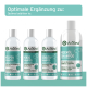 Vier AniForte Haustiershampoos: Welpen, Kokos, Sensitiv und Neemöl für sanfte Feuchtigkeitspflege.