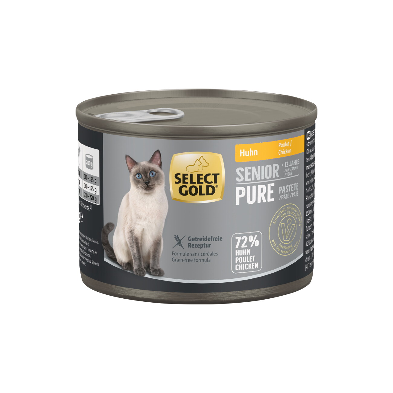 SELECT GOLD Pure Senior Paté Huhn 6x200 g