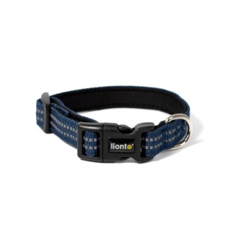 Lionto verstellbares Hundehalsband blau XS