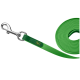Grüne Hundeleine mit einem Metallclip und einem strukturierten Griff mit dem 'HUNTER'-Logo.