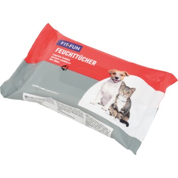 FIT+FUN Fit + Fun Feuchttücher Katzen und Hunde