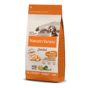 Nature's Variety Selected Junior poulet élevé en plein air pour chiot - 2 kg